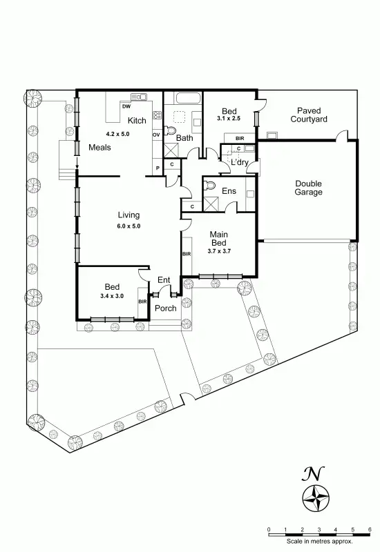 Floorplan of Homely unit listing, 1/31 George Street, Bentleigh East VIC 3165