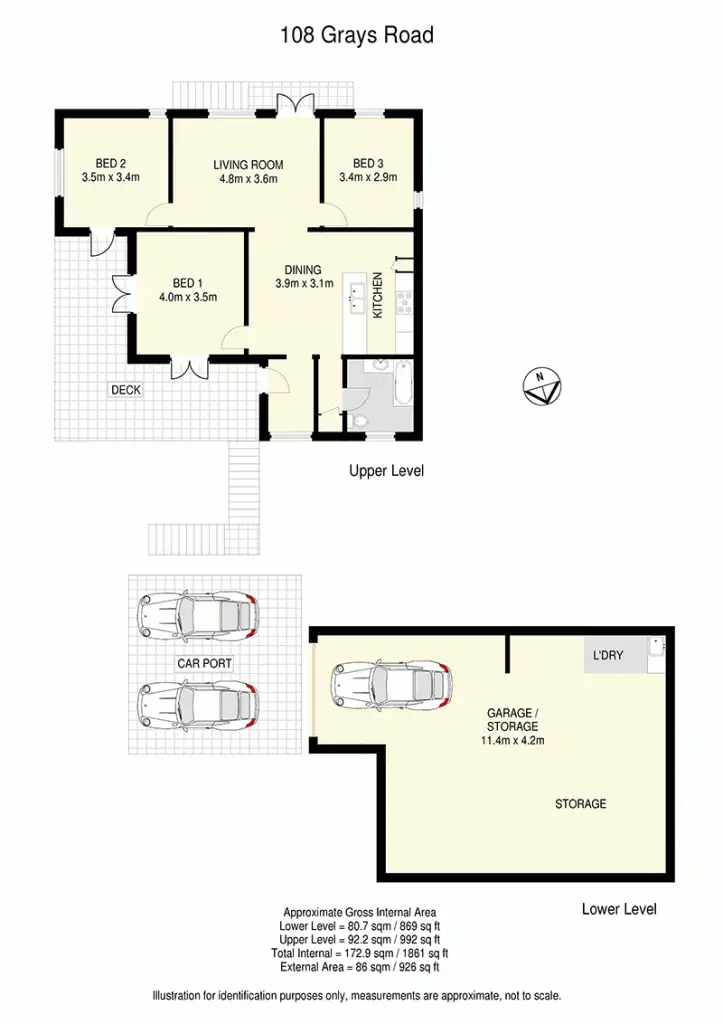 Floorplan of Homely house listing, 108 Grays Road, Gaythorne QLD 4051