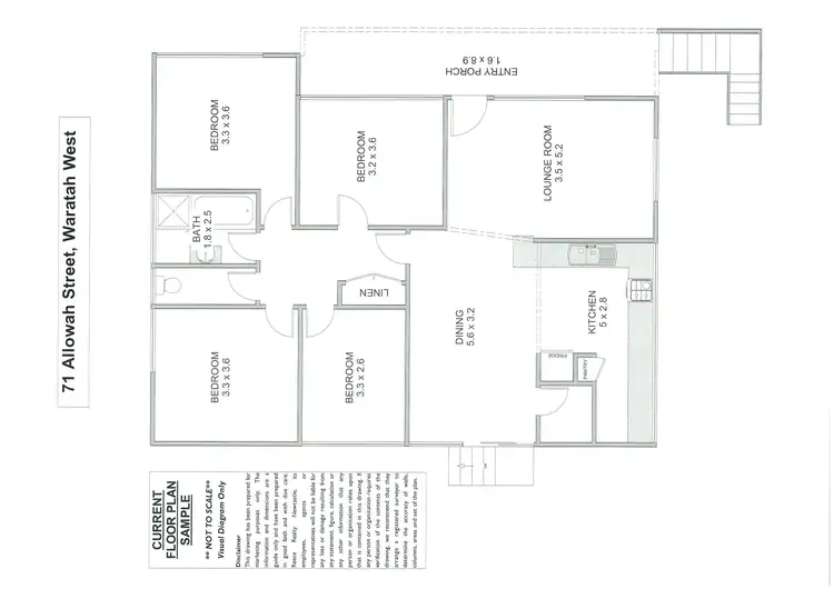 Floorplan of Homely house listing, 71 Allowah Street, Waratah West NSW 2298