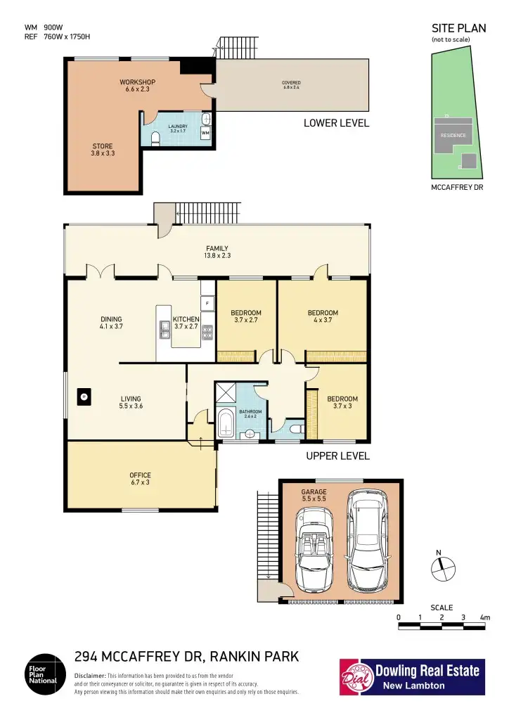 Floorplan of Homely house listing, 294 McCaffrey Drive, Rankin Park NSW 2287