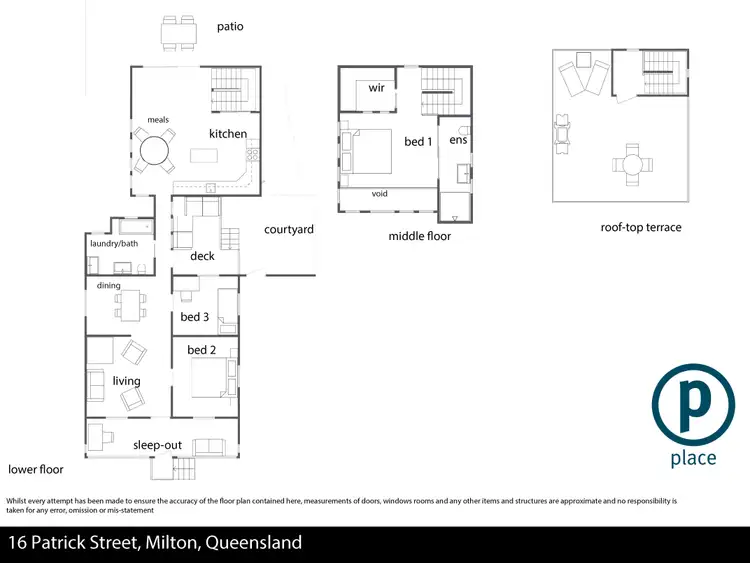Floorplan of Homely house listing, 16 Patrick Street, Milton QLD 4064