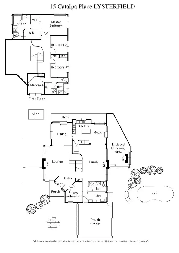 Floorplan of Homely house listing, 15 Catalpa Place, Lysterfield VIC 3156