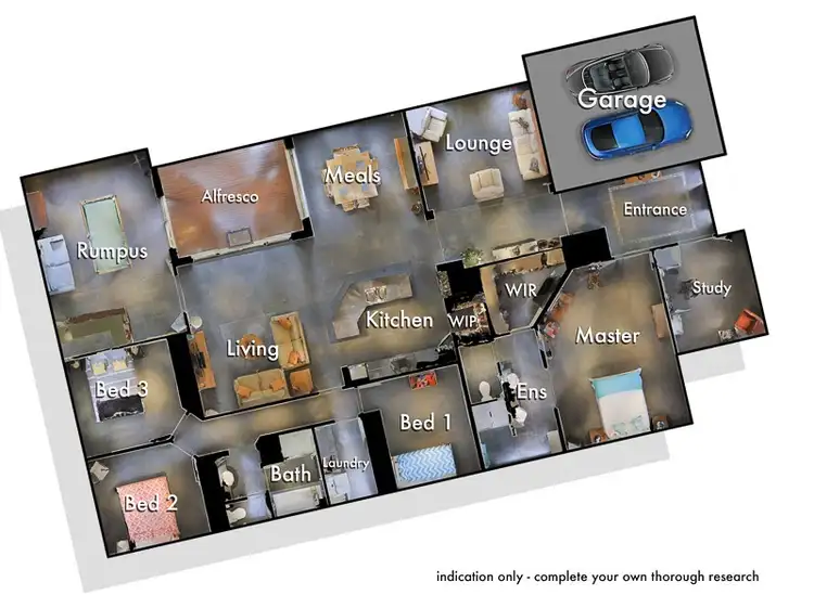 Floorplan of Homely house listing, 51 Bryn Mawr Blvd, Berwick VIC 3806