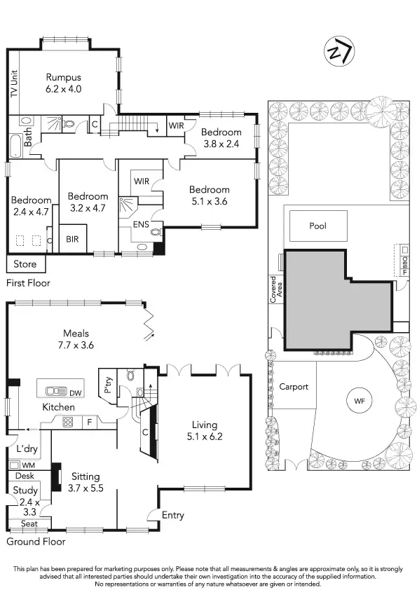 Floorplan of Homely house listing, 24 Salisbury Street, Balwyn VIC 3103