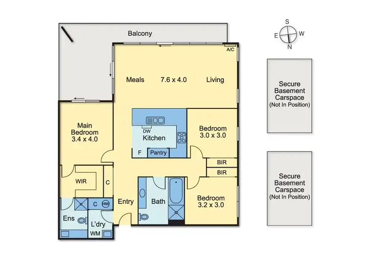 Floorplan of Homely apartment listing, 9/1 Conservatory Drive, Burwood VIC 3125