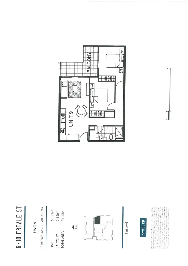 Floorplan of Homely house listing, 10/6-10 Ebdale Street, Frankston VIC 3199