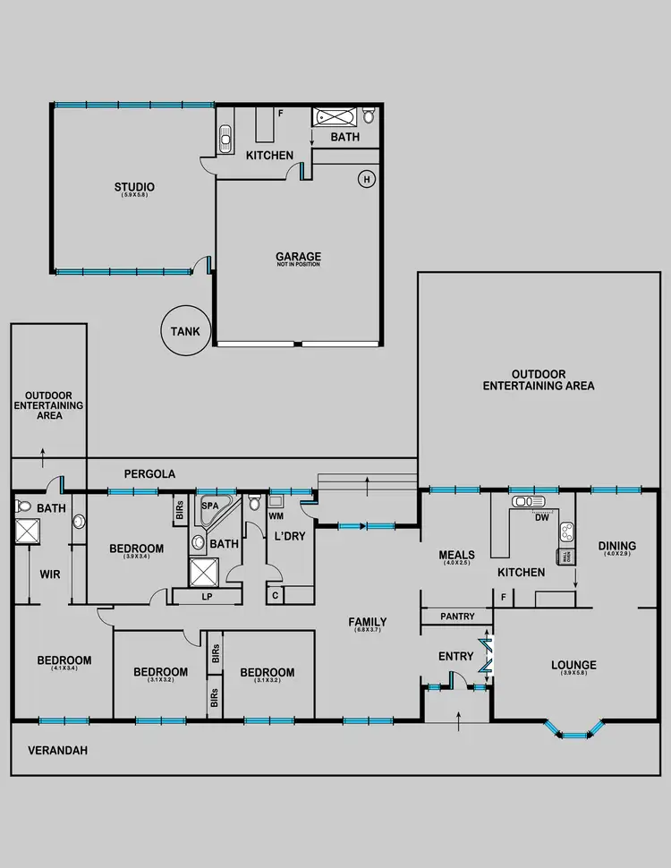 Floorplan of Homely house listing, 604 Herriott Street, Buninyong VIC 3357