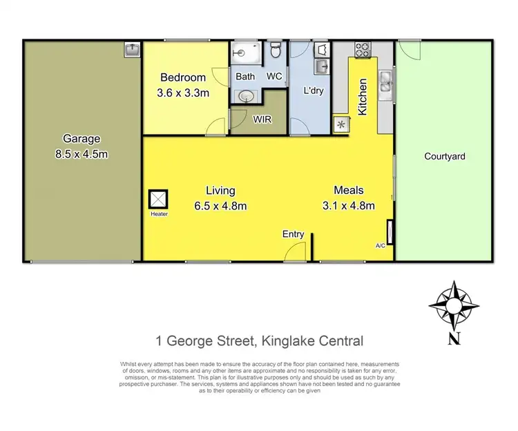 Floorplan of Homely house listing, 1 George Street, Kinglake VIC 3763