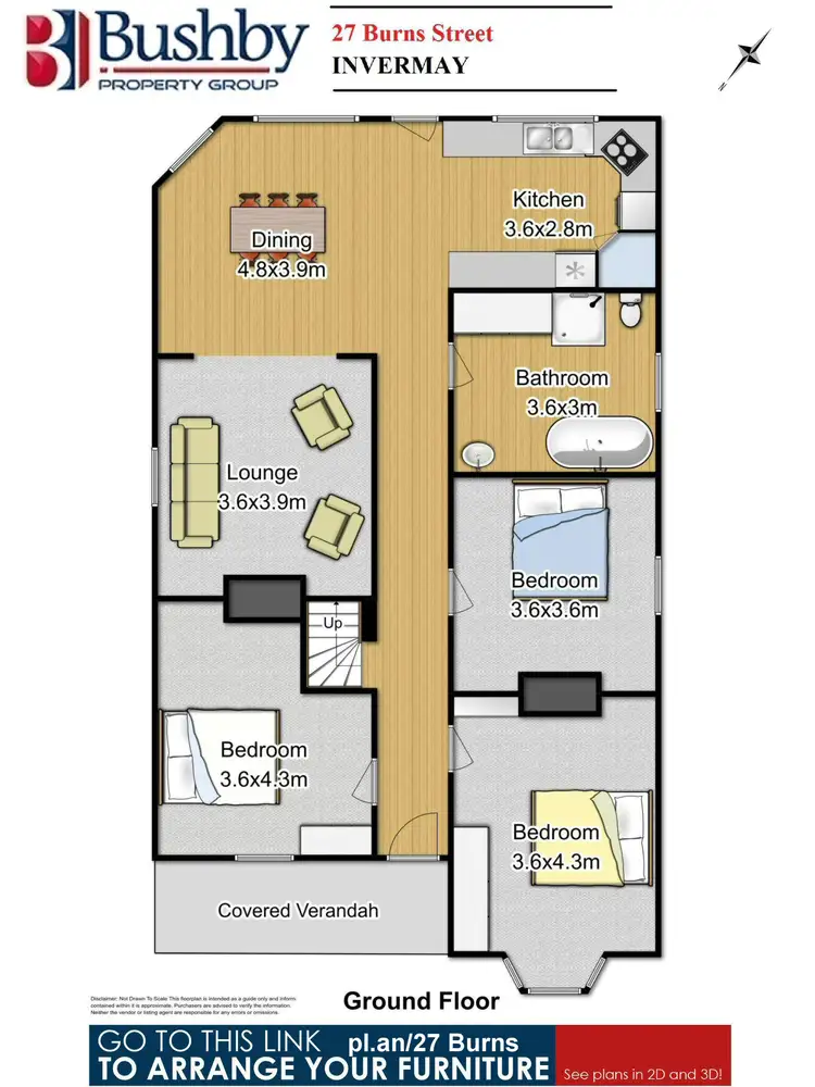 Floorplan of Homely house listing, 27 Burns Street, Invermay TAS 7248