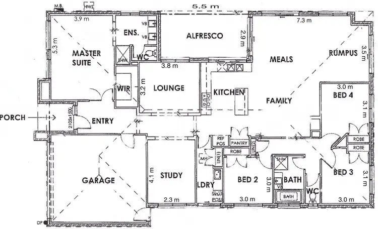 Floorplan of Homely house listing, 49 Galilee Drive, Sandhurst VIC 3977