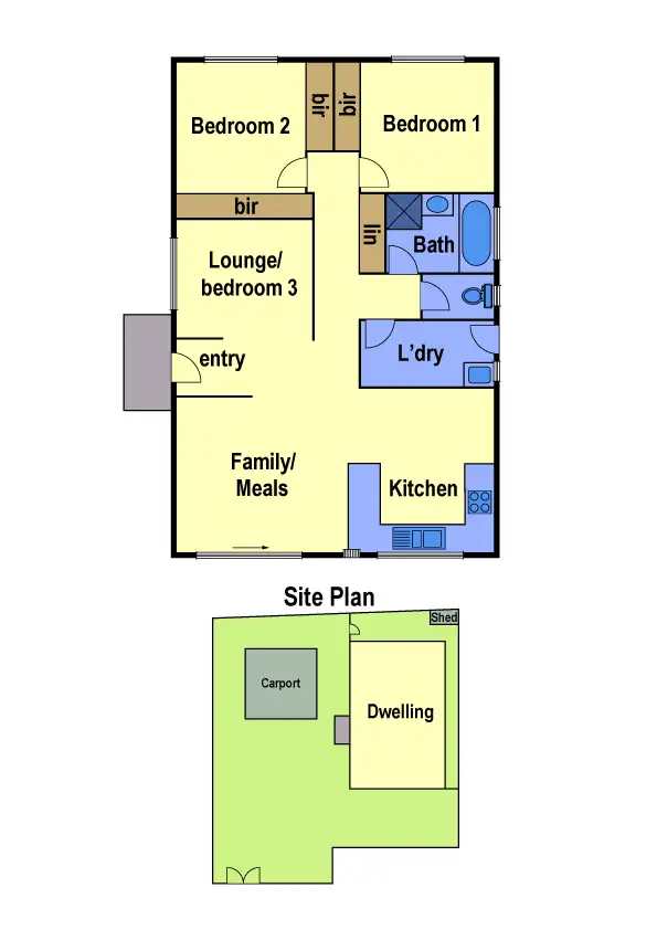 Floorplan of Homely unit listing, 2/7 Colthur Street, Reservoir VIC 3073