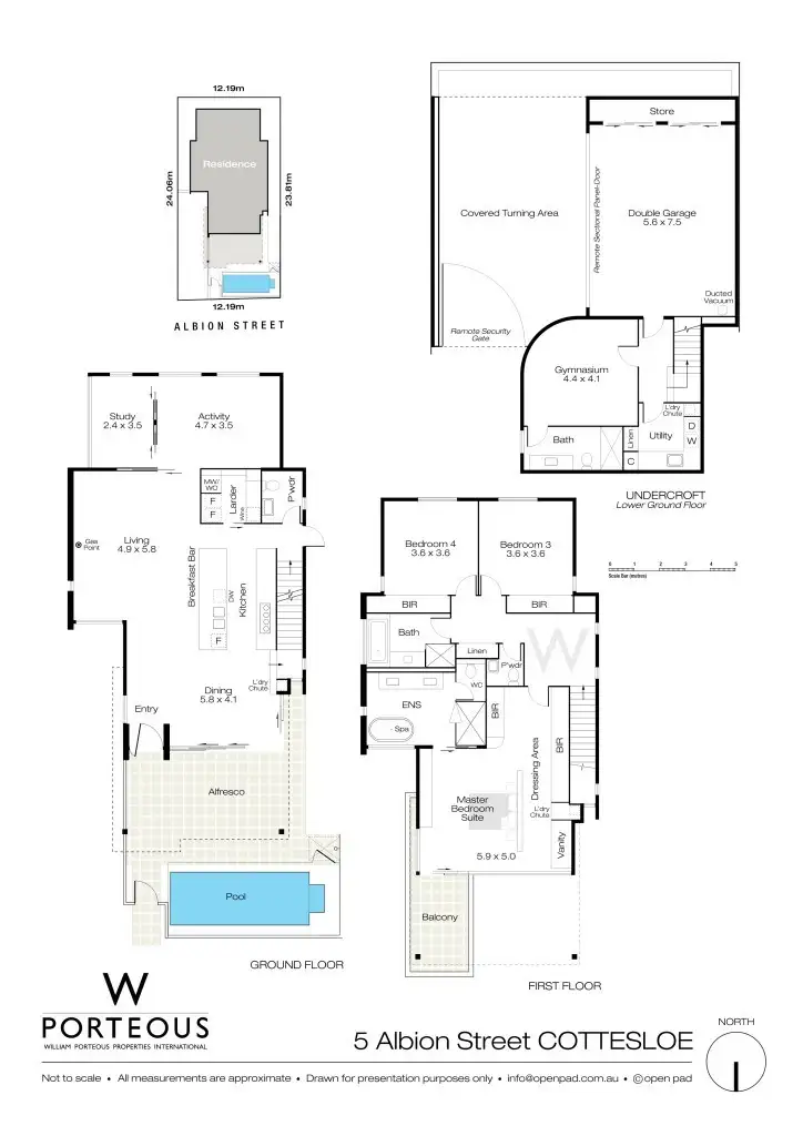 Floorplan of Homely house listing, 5 Albion Street, Cottesloe WA 6011