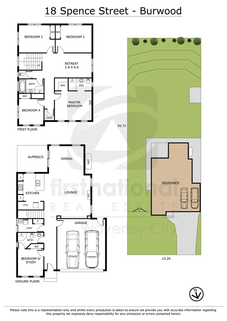 Floorplan of Homely house listing, 18 Spence Street, Burwood VIC 3125