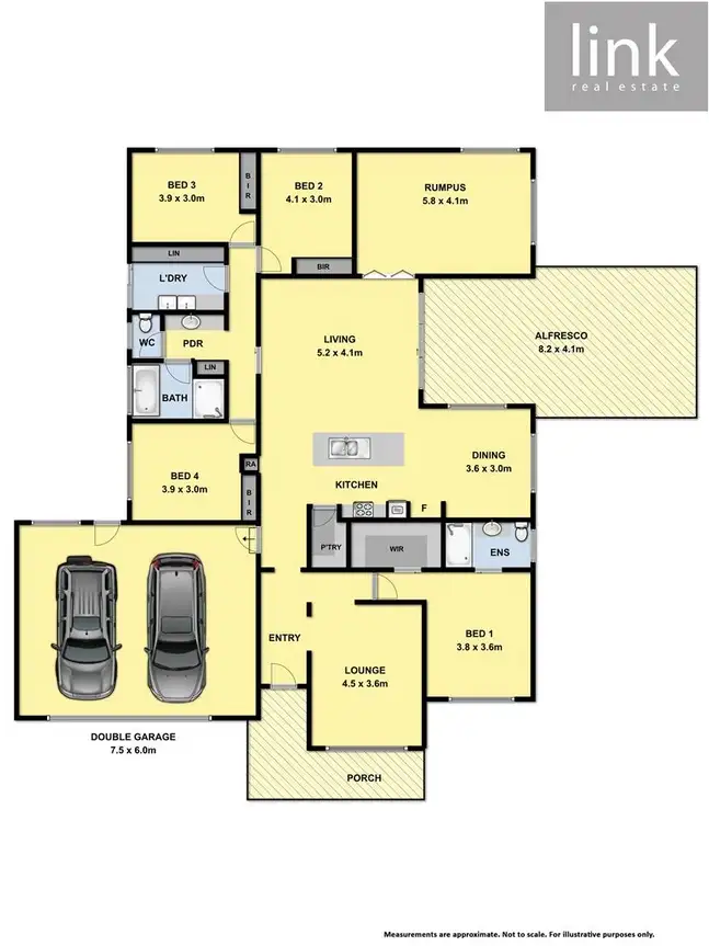 Floorplan of Homely house listing, 10 Redbox Drive, Thurgoona NSW 2640