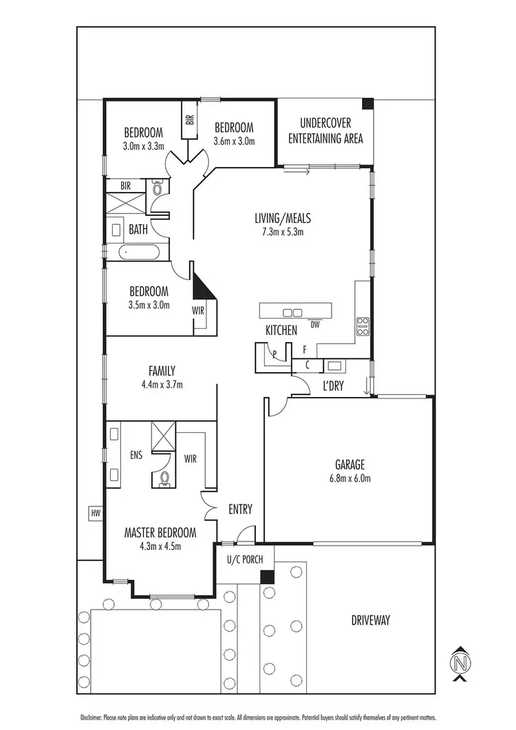 Floorplan of Homely house listing, 12 Canunda Way, Tarneit VIC 3029