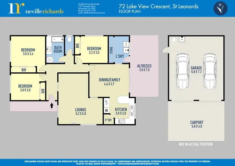 Floorplan of Homely house listing, 72 Lake View Crescent, St Leonards VIC 3223