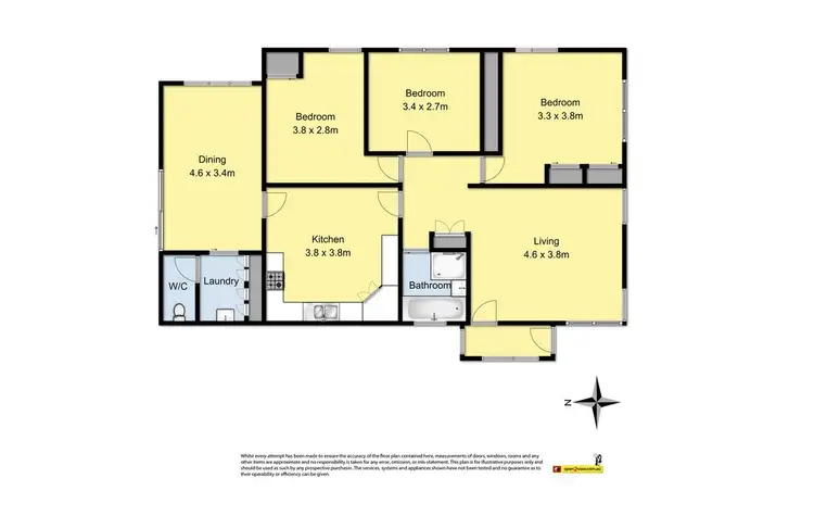 Floorplan of Homely house listing, 15 Selwood Street, Colac VIC 3250