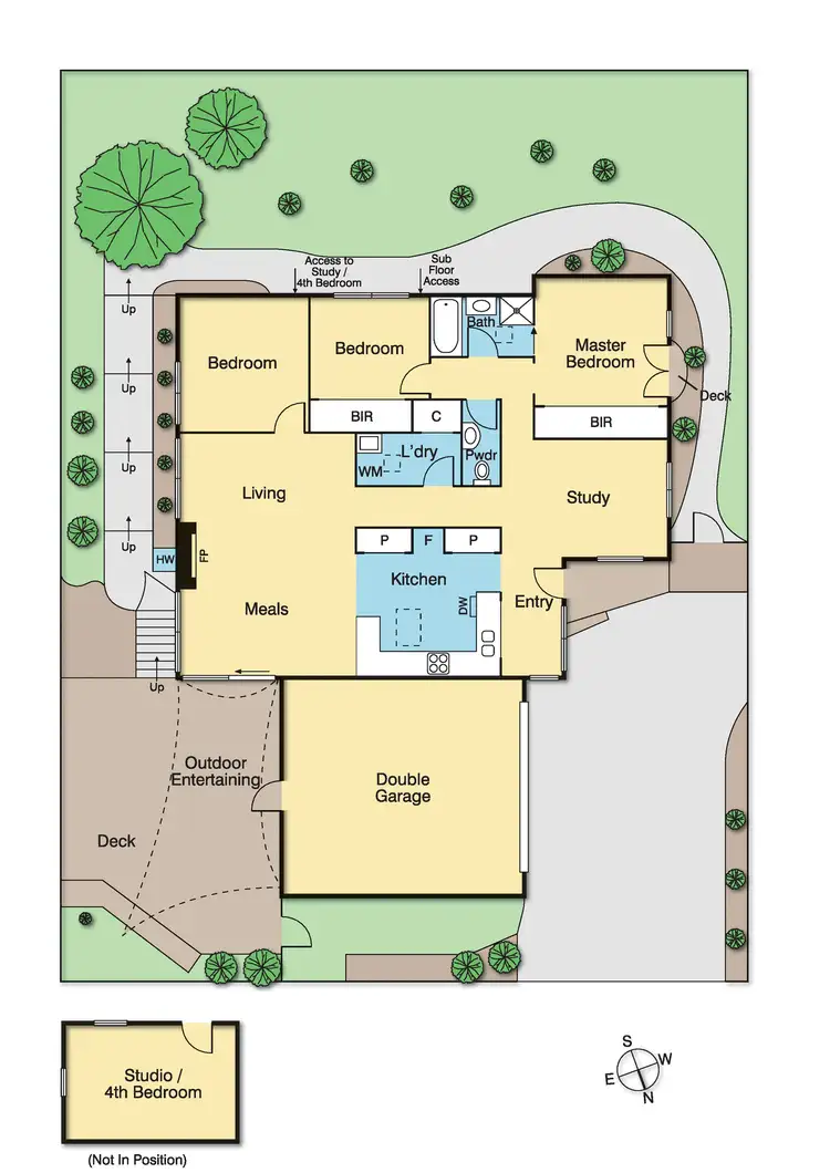 Floorplan of Homely unit listing, 4/10A Bird Street, Eltham VIC 3095