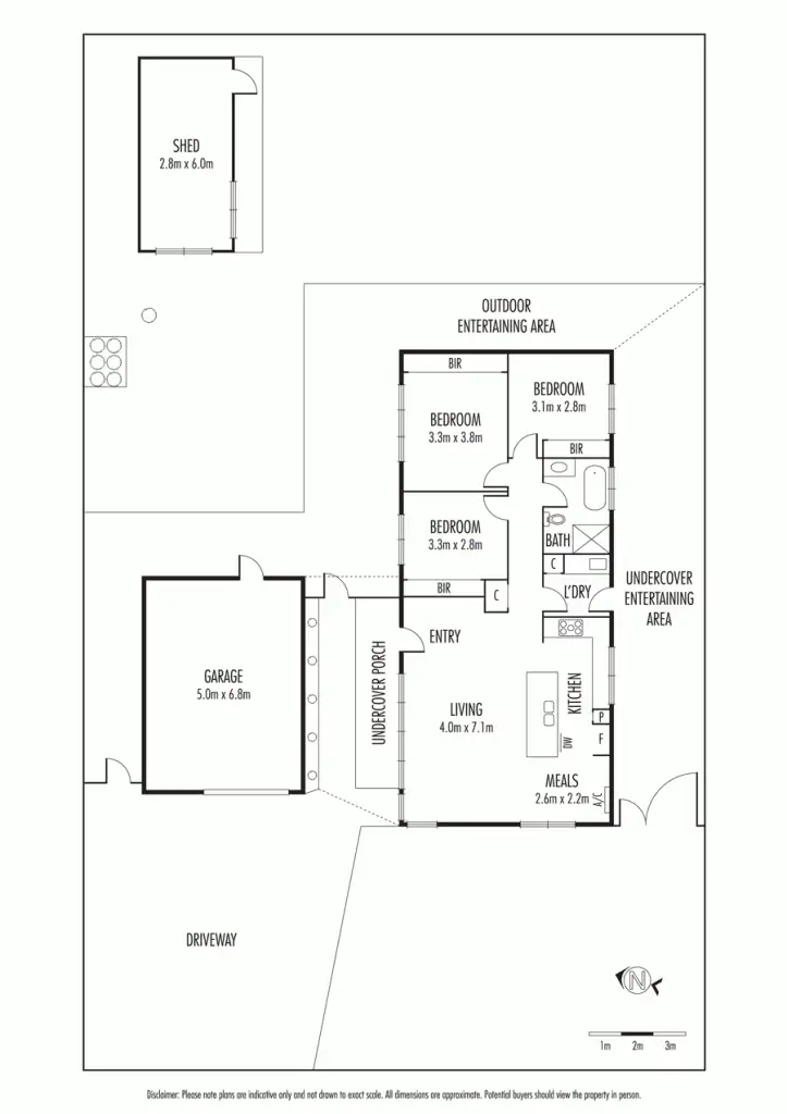 Floorplan of Homely house listing, 2 Fenfield Street, Altona VIC 3018