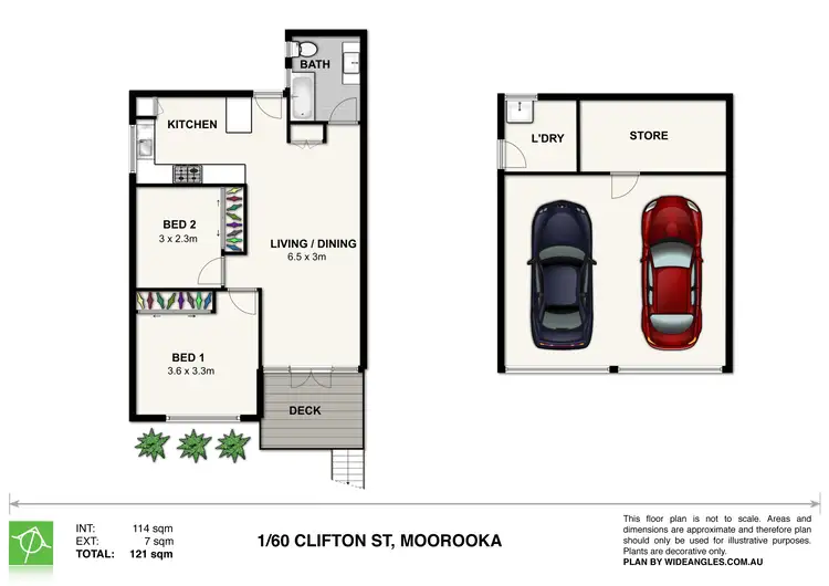 Floorplan of Homely unit listing, 1/60 Clifton Street, Moorooka QLD 4105