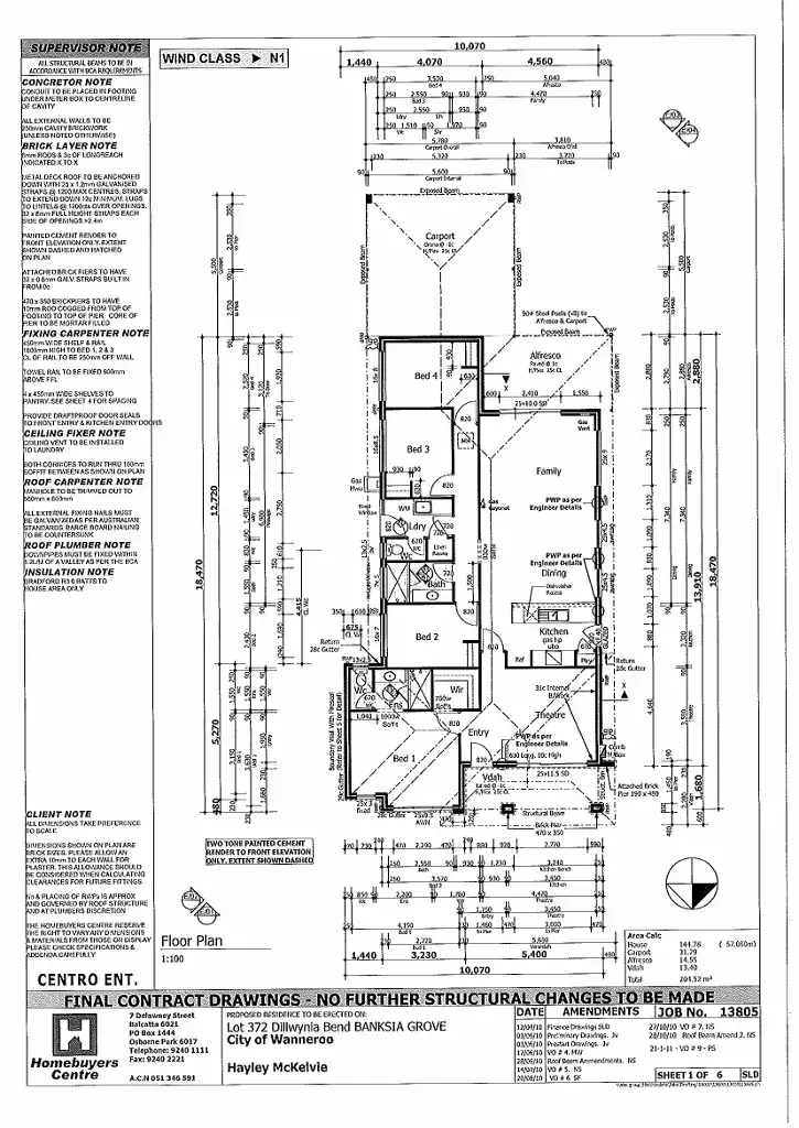 Floorplan of Homely house listing, 17 Dillwynia Bend, Banksia Grove WA 6031