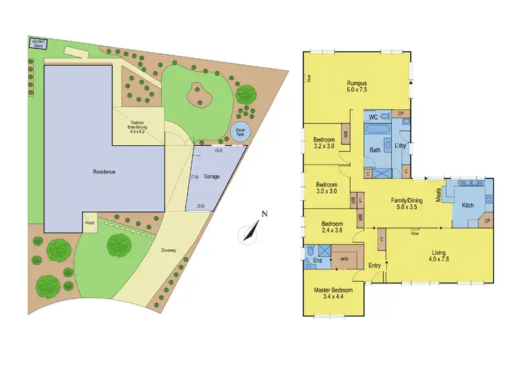 Floorplan of Homely house listing, 4 Pindari Court, Grovedale VIC 3216