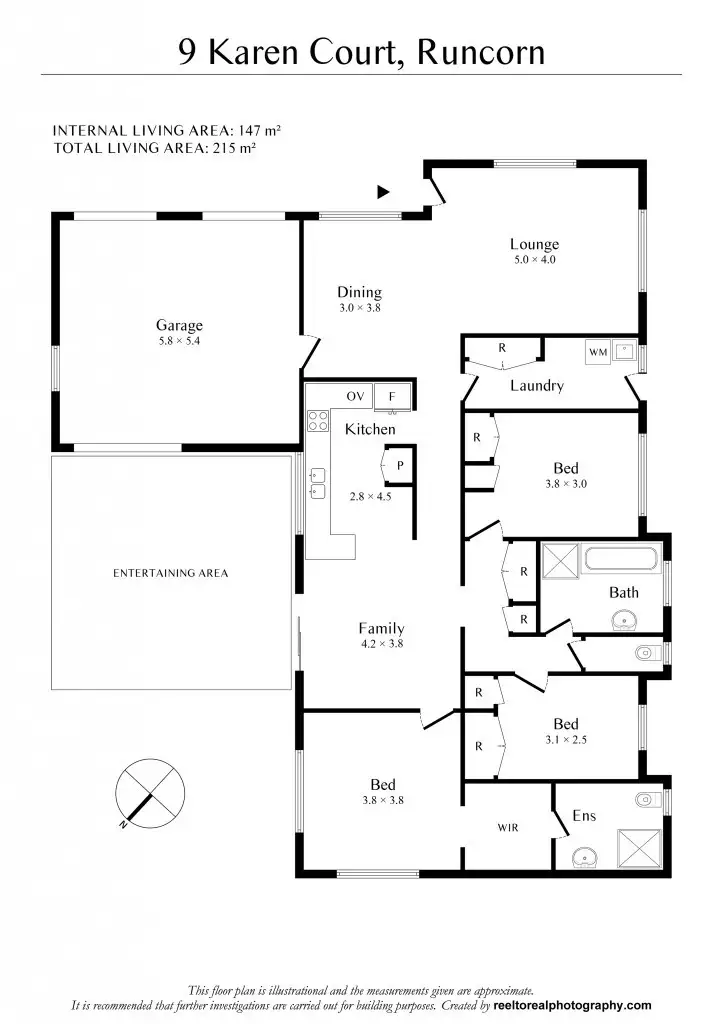Floorplan of Homely house listing, 9 Karen Court, Runcorn QLD 4113