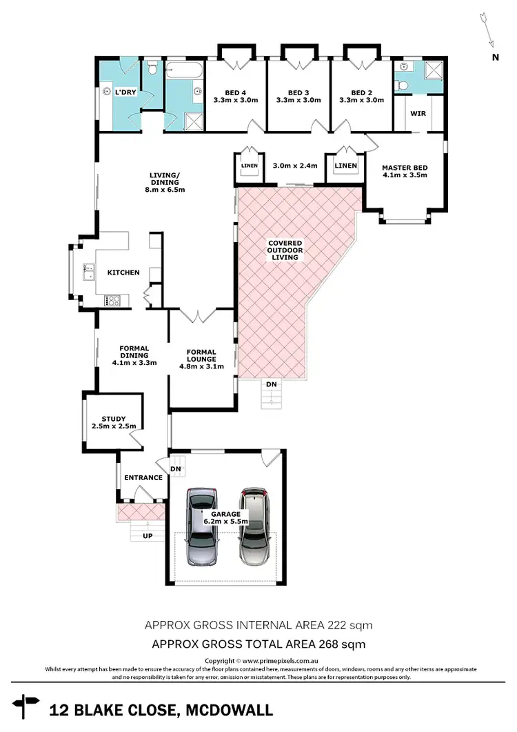 Floorplan of Homely house listing, 12 Blake Close, Mcdowall QLD 4053