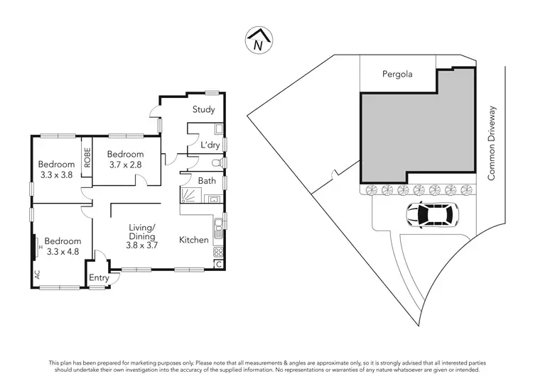 Floorplan of Homely house listing, 1/5 Ceram Court, Heidelberg West VIC 3081