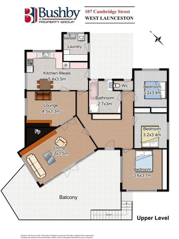 Floorplan of Homely house listing, 107 Cambridge Street, West Launceston TAS 7250
