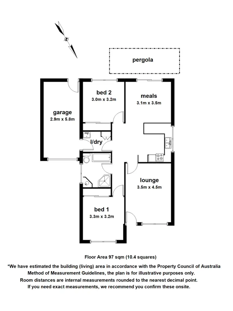 Floorplan of Homely unit listing, 7/13 Steel Street, Healesville VIC 3777