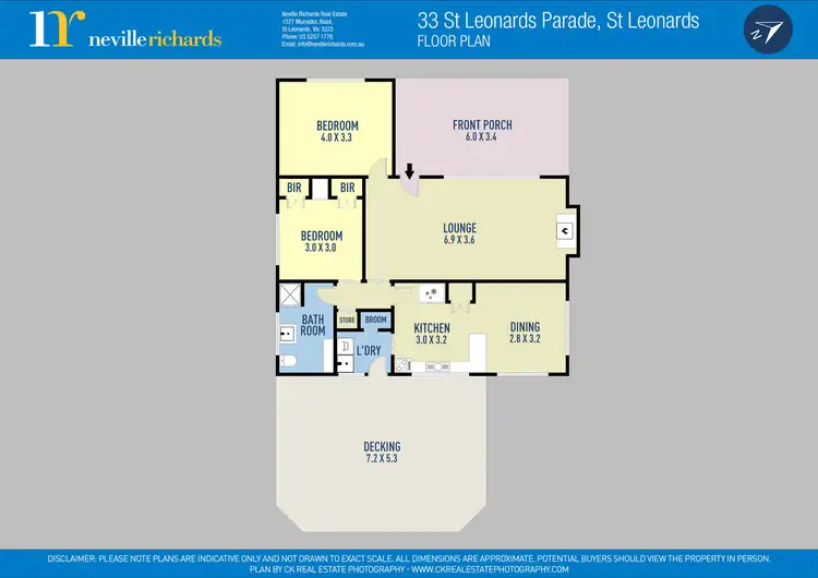 Floorplan of Homely house listing, 33 St Leonards Parade, St Leonards VIC 3223
