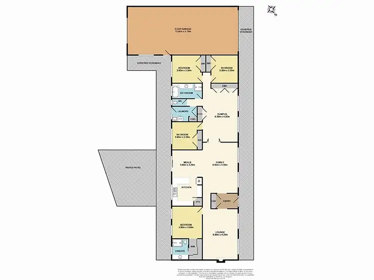 Floorplan of Homely house listing, 32 Harries Court, Narre Warren North VIC 3804