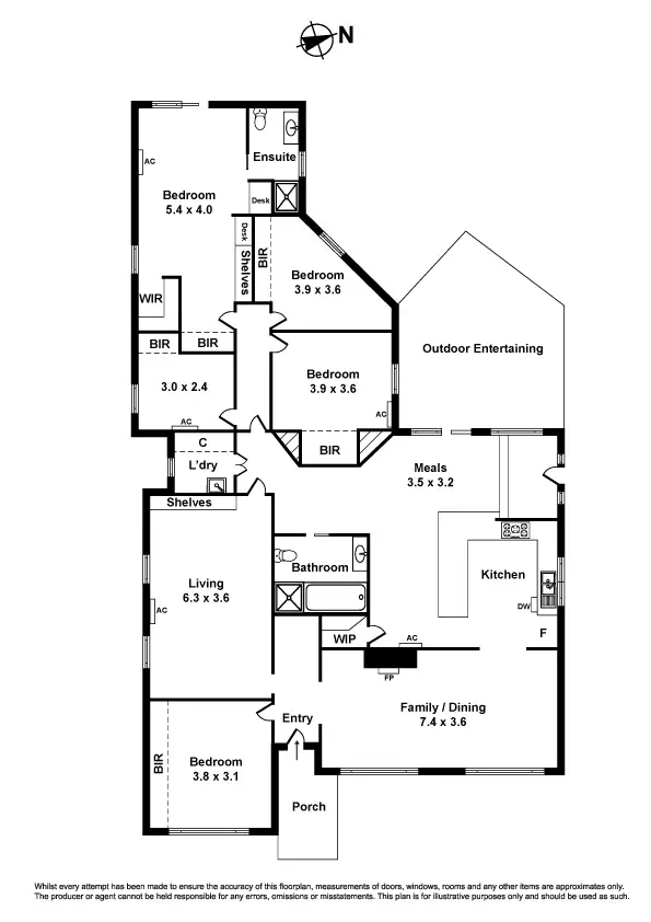 Floorplan of Homely house listing, 1/37 Bent Street, Altona VIC 3018