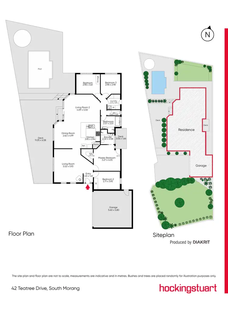 Floorplan of Homely house listing, 42 Teatree Drive, South Morang VIC 3752