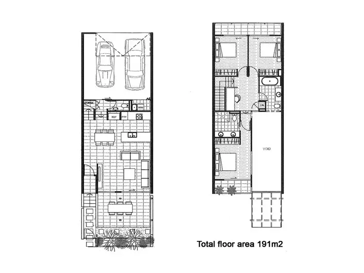 Floorplan of Homely townhouse listing, 2/1-7 Robbins Street, Corinda QLD 4075