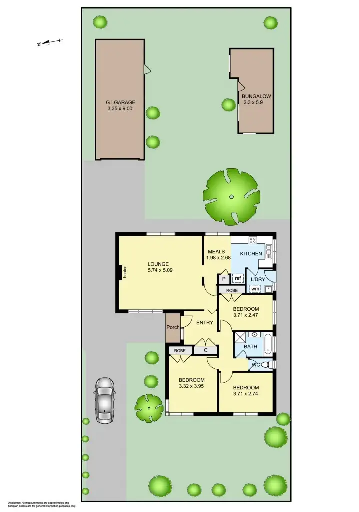 Floorplan of Homely house listing, 8 Washington Street, St Albans VIC 3021