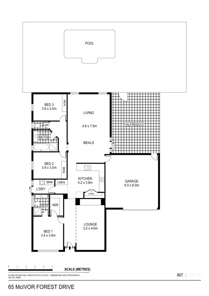 Floorplan of Homely house listing, 65 McIvor Forest Drive, Junortoun VIC 3551