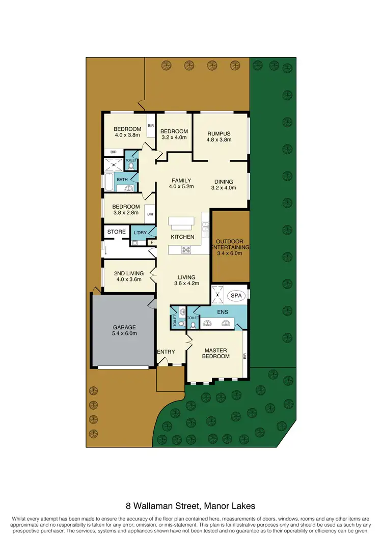 Floorplan of Homely house listing, 8 Wallaman Street, Wyndham Vale VIC 3024