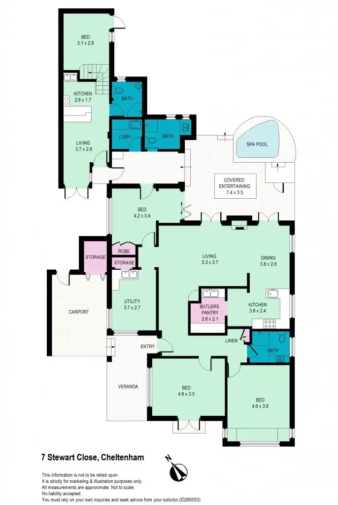 Floorplan of Homely house listing, 7 Stewart Close, Cheltenham NSW 2119