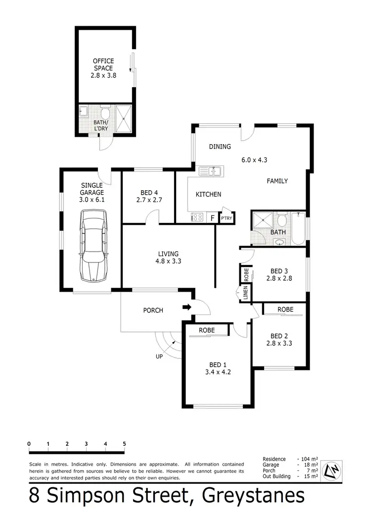 Floorplan of Homely house listing, 8 Simpson Street, Greystanes NSW 2145