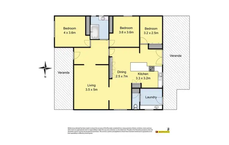 Floorplan of Homely house listing, 83 Hart Street, Colac VIC 3250