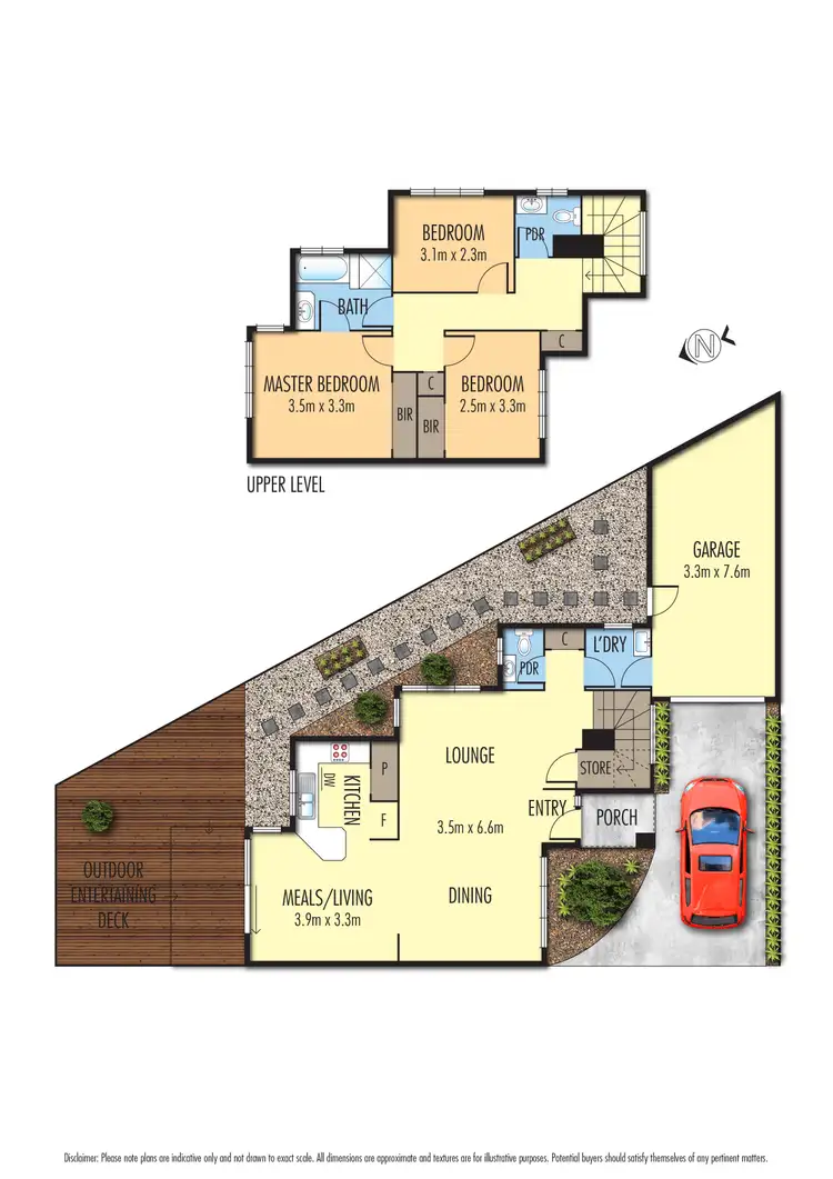 Floorplan of Homely townhouse listing, 4/195 Mitcham Road, Donvale VIC 3111