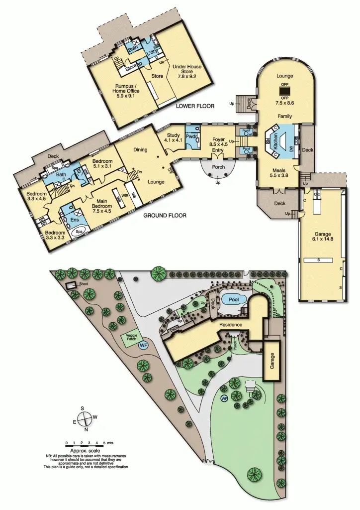 Floorplan of Homely house listing, 5 Robdon Court, Donvale VIC 3111