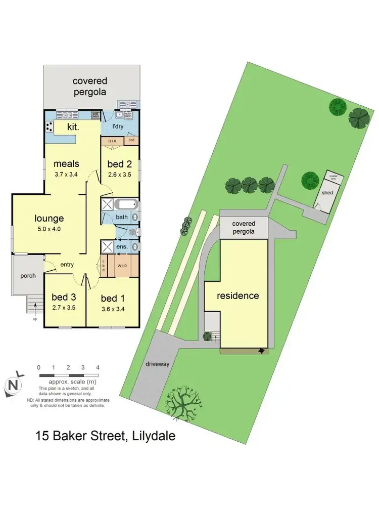 Floorplan of Homely house listing, 15 Baker Street, Lilydale VIC 3140