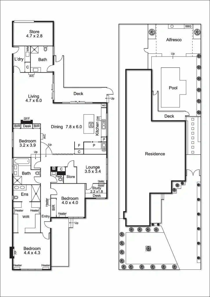 Floorplan of Homely house listing, 47 Orange Street, Bentleigh East VIC 3165