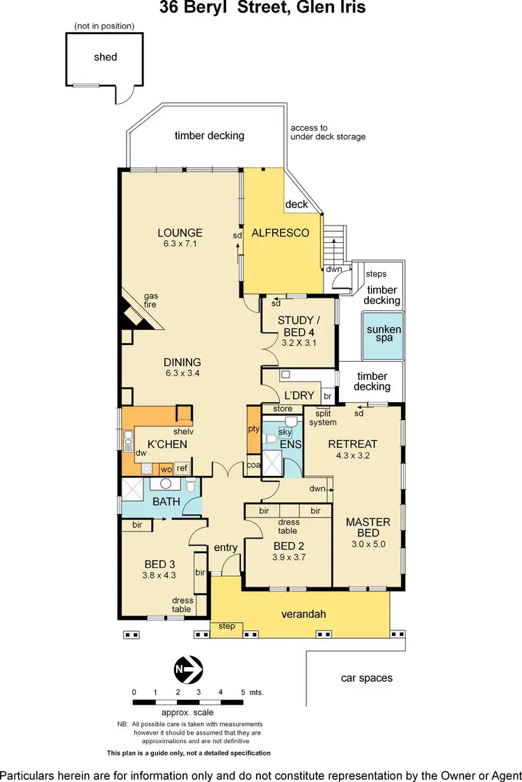 Floorplan of Homely house listing, 36 Beryl Street, Glen Iris VIC 3146