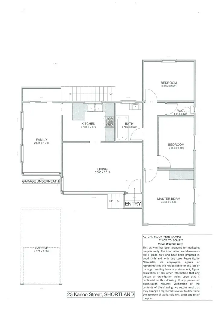 Floorplan of Homely house listing, 23 Karloo Street, Shortland NSW 2307