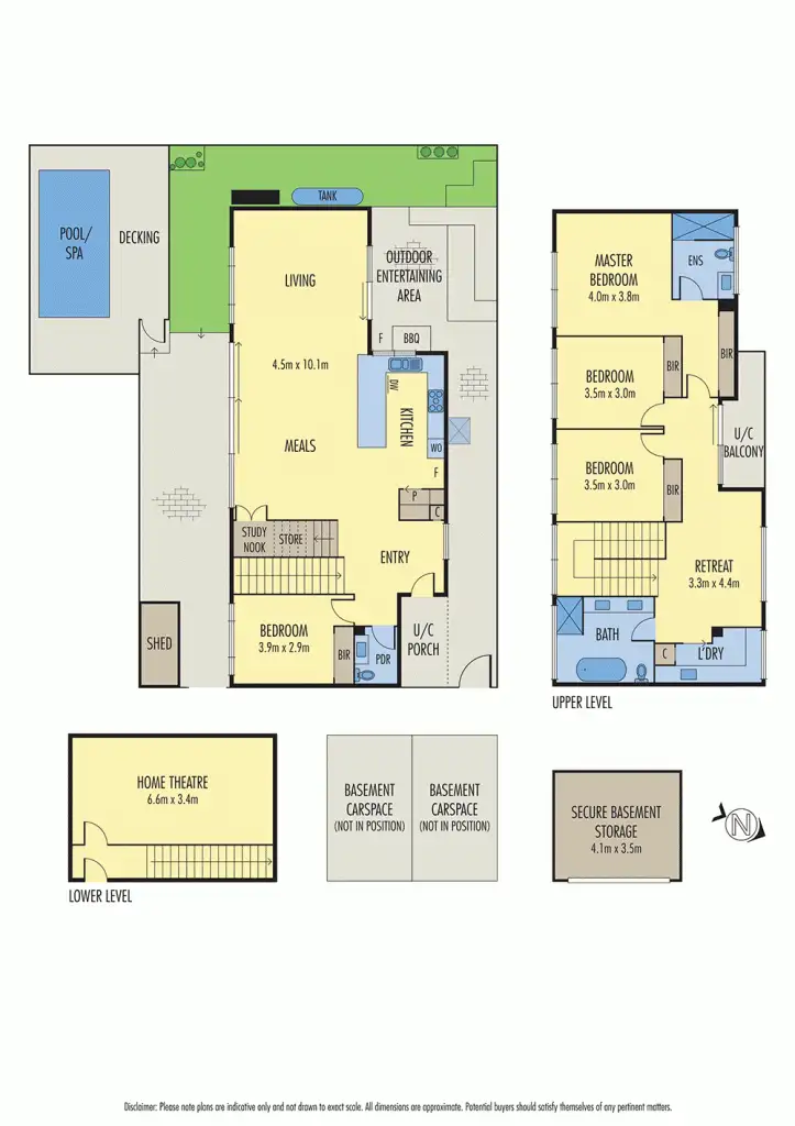 Floorplan of Homely townhouse listing, 2/307 Nepean Highway, Edithvale VIC 3196
