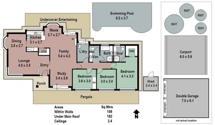 Floorplan of Homely house listing, 18A Smeaton Crescent, Littlehampton SA 5250